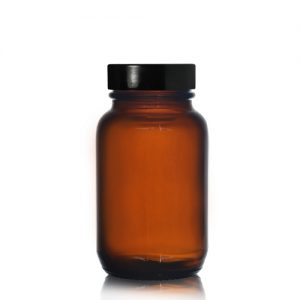 100ml Amber Pharmapac Jar with Screw Cap