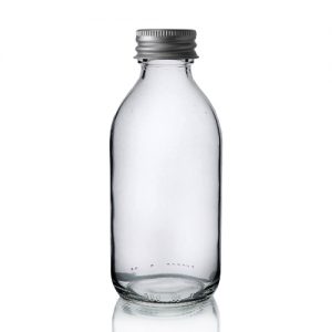 200ml Clear Sirop Bottle with Screw Cap