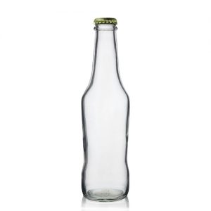 275ml Curvy Beer Bottle with Cap