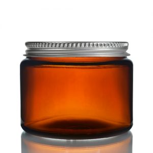 500ml Amber Ointment Jar with Aluminium Cap