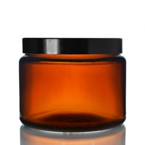 500ml Amber Ointment Jar with Screw Cap
