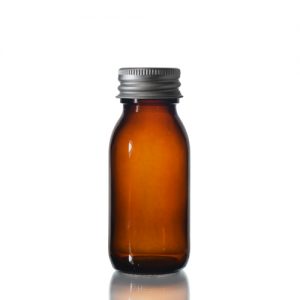 60ml Amber Sirop Bottle with Screw Cap
