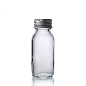 60ml Clear Sirop Bottle with Screw Cap