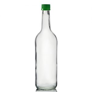 Clear Glass Drinks Bottle