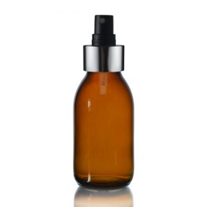 100ml Amber Sirop Bottle with Premium Atomiser