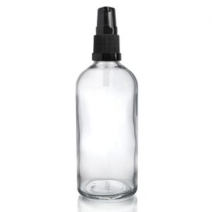 100ml Clear Dropper Bottle With Lotion Pump