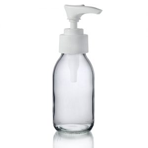 100ml Sirop Bottle with Standard Lotion Pump