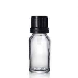 10ml Small glass bottle with dropper cap