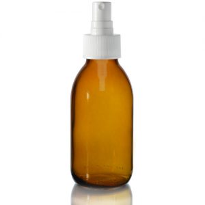 125ml Amber Glass Spray Bottle