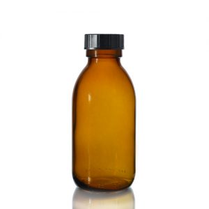 125ml Amber Sirop Bottle with PP Screw Cap