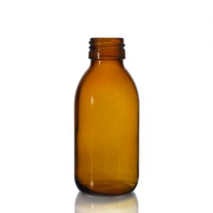 125ml Amber Glass Sirop Bottle