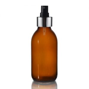 150ml Amber Sirop Bottle with Premium Atomiser