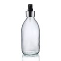 250ml Clear Glass Sirop Bottle with Atomiser Spray