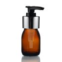 30ml Amber Sirop Bottle with Standard Lotion Pump