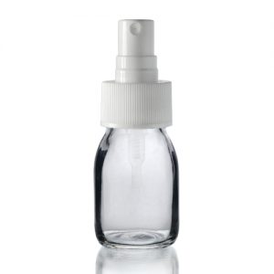 30ml Clear Glass Bottle With Spray