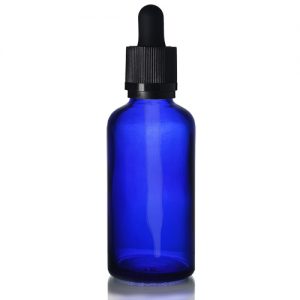 50ml Blue Dropper Bottle with Straight Tip Pipette