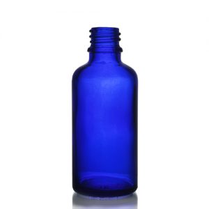 50ml Blue Glass Dropper Bottles w Dropper Empty 50ml Blue Glass Dropper Bottle