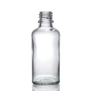 50ml Clear Glass Dropper Bottle
