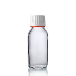 60ml Sirop Bottle with Tamper Evident Cap