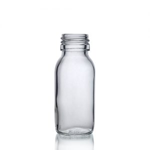 150ml Clear Glass Sirop Bottle