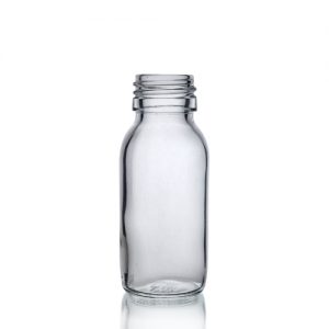 60ml Clear Glass Sirop Bottle