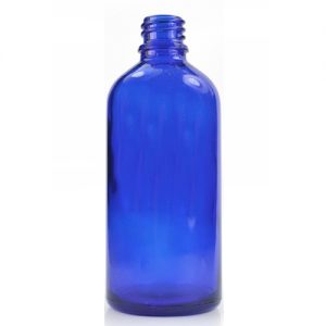 100ml Blue Glass Dropper Bottle