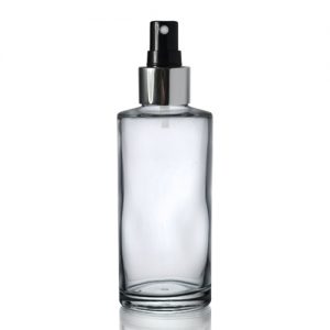 100ml Glass Bottle With Silver Atomiser Spray