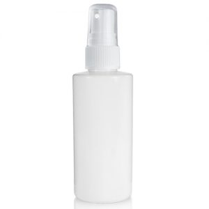 100ml White Plastic Bottle With Atomiser Spray