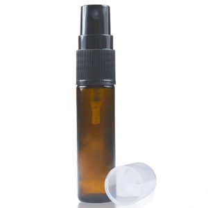10ml Amber Glass Roller Bottle With Spray