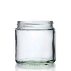 120ml Clear Glass Ointment Jar