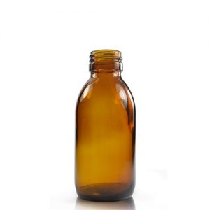 125ml amber medicine bottle