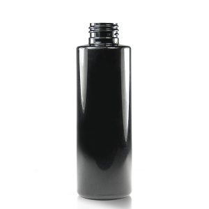 150ml black plastic bottle
