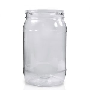 2000ml Clear Round Plastic Jar