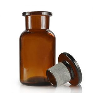 250ml Amber Apothecary Glass Bottle