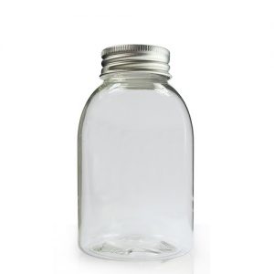 250ml clear plastic bottle