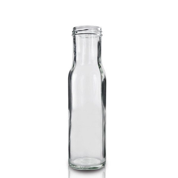250ml Round Glass Sauce Bottle