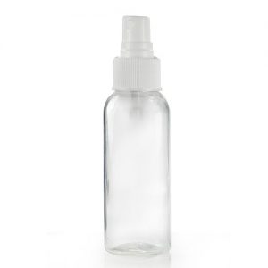 30ml clear plastic bottle with spray