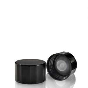 31mm black Polycone caps