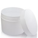 350ml White Plastic Cosmetic Jar