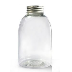 400ml clear plastic bottle with cap