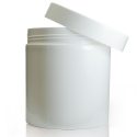 500ml White plastic cosmetic jar