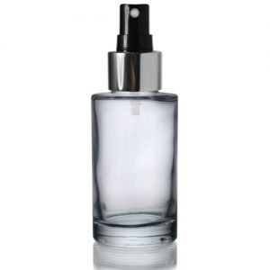 50ml Clear Glass Bottle With Spray