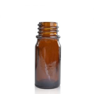 5ml Amber Glass Dropper Bottle