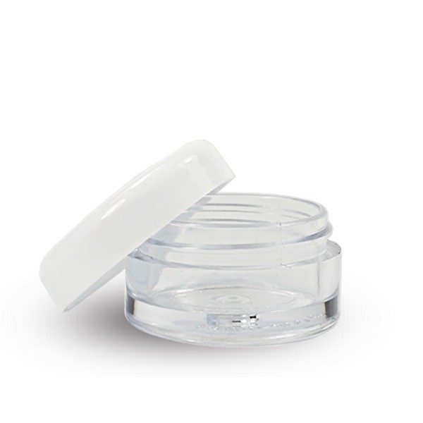 5ml Clear Plastic Jar With Lid