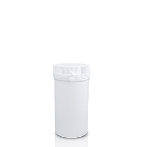 77ml white plastic pill jar