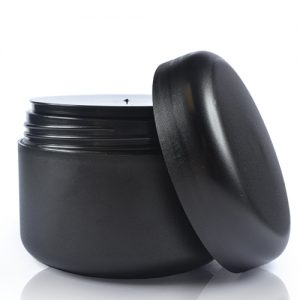 Black Cosmetic Jar.