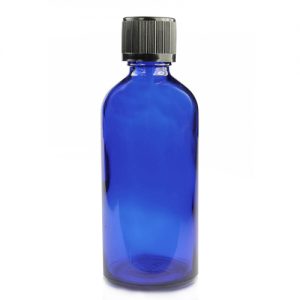 100ml Cobalt Blue Dropper Bottle