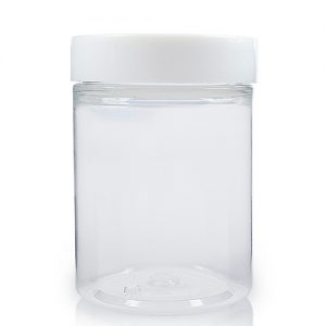 100ml Cylindrical Jar w White Cap