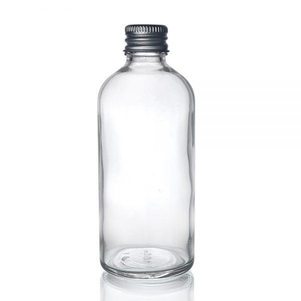 100ml Clear Glass Dropper Bottle With Screw Cap