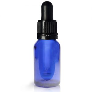 10ml Blue Glass Dropper Bottle With Pipette
